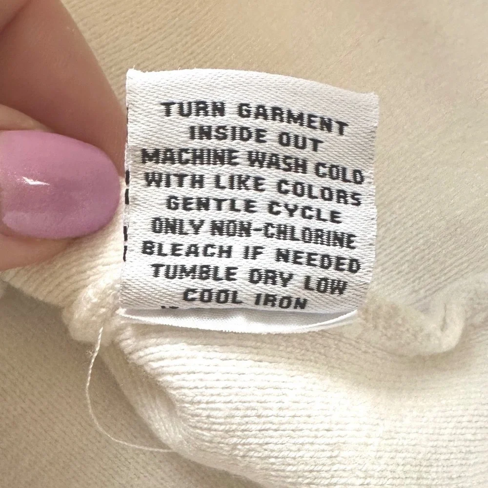 525 Ribbed Crop Tank Top Womens White Small Clean Girl Euro Summer Minimalist - Picture 6 of 6